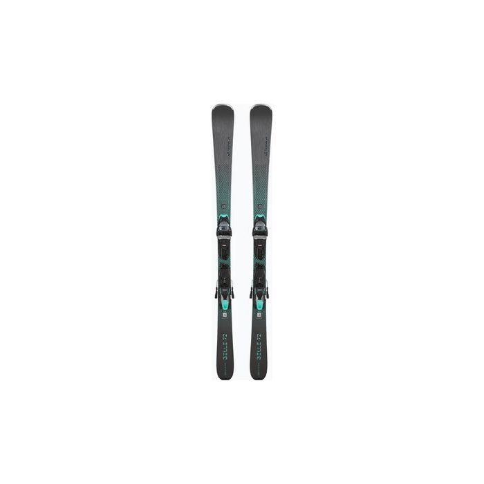 Sci Nordica Belle 72 DC 2025, vista frontale con attacchi e grafica.