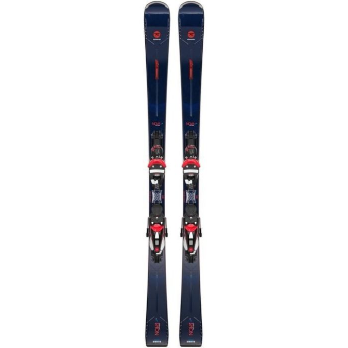 Sci Rossignol Nova 7, vista laterale con attacchi montati.