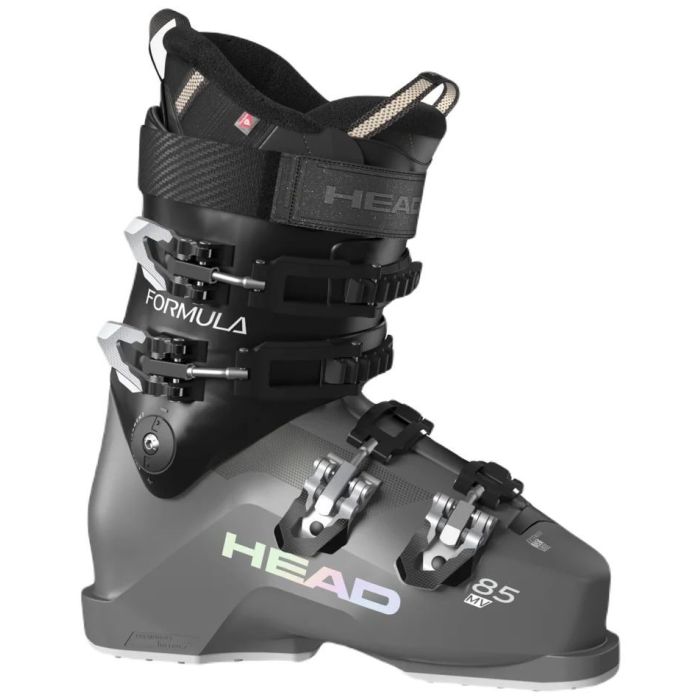 Scarponi da sci Head Formula 85 W MV antracite-neri, vista laterale dettagliata.