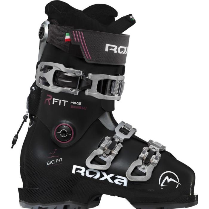 Scarponi da sci Roxa R-Fit Hike 85 W RTL, vista laterale, design elegante e performante.