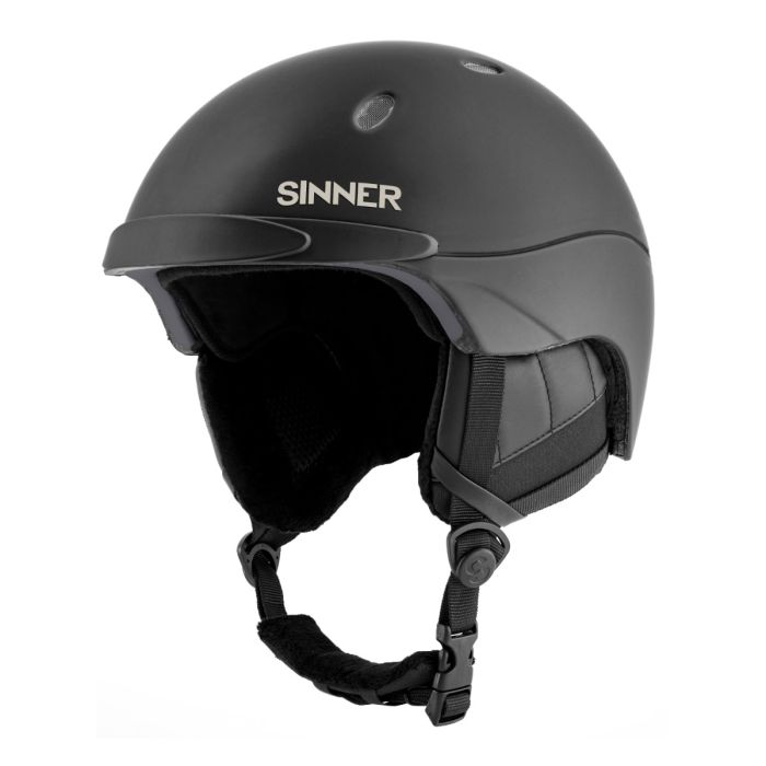 Casco da sci SIHE-120-10G, vista frontale con dettagli e logo.