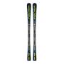 Sci Fischer RC4 NOIZE ST Yellow Superflex, vista frontale con attacchi montati.