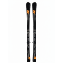 Sci K2 Charger XTI: vista frontale con attacchi montati e design accattivante.