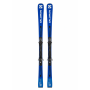Sci Salomon S-RACE X9 Ti 2024, vista frontale con attacchi montati.